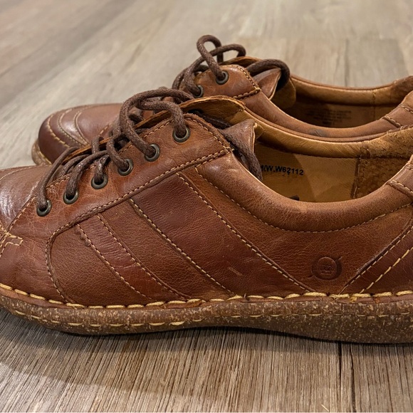 Born Brown Leather Women's Shoes - Picture 3 of 7